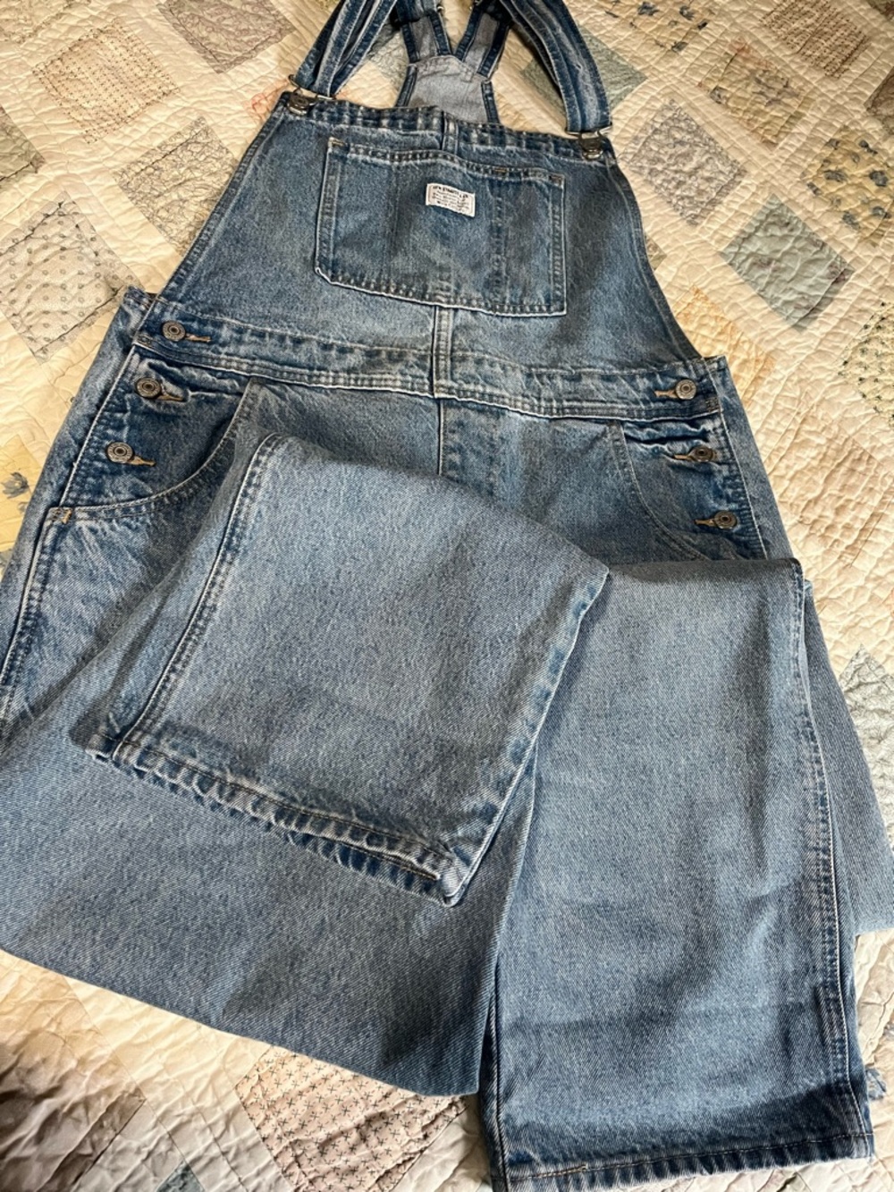 Levi's Light Blue Denim Overalls Jumpsuit